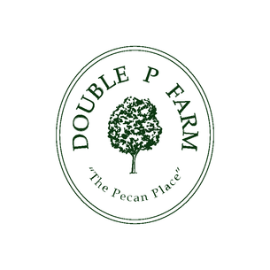 Green double p farm logo on a white background